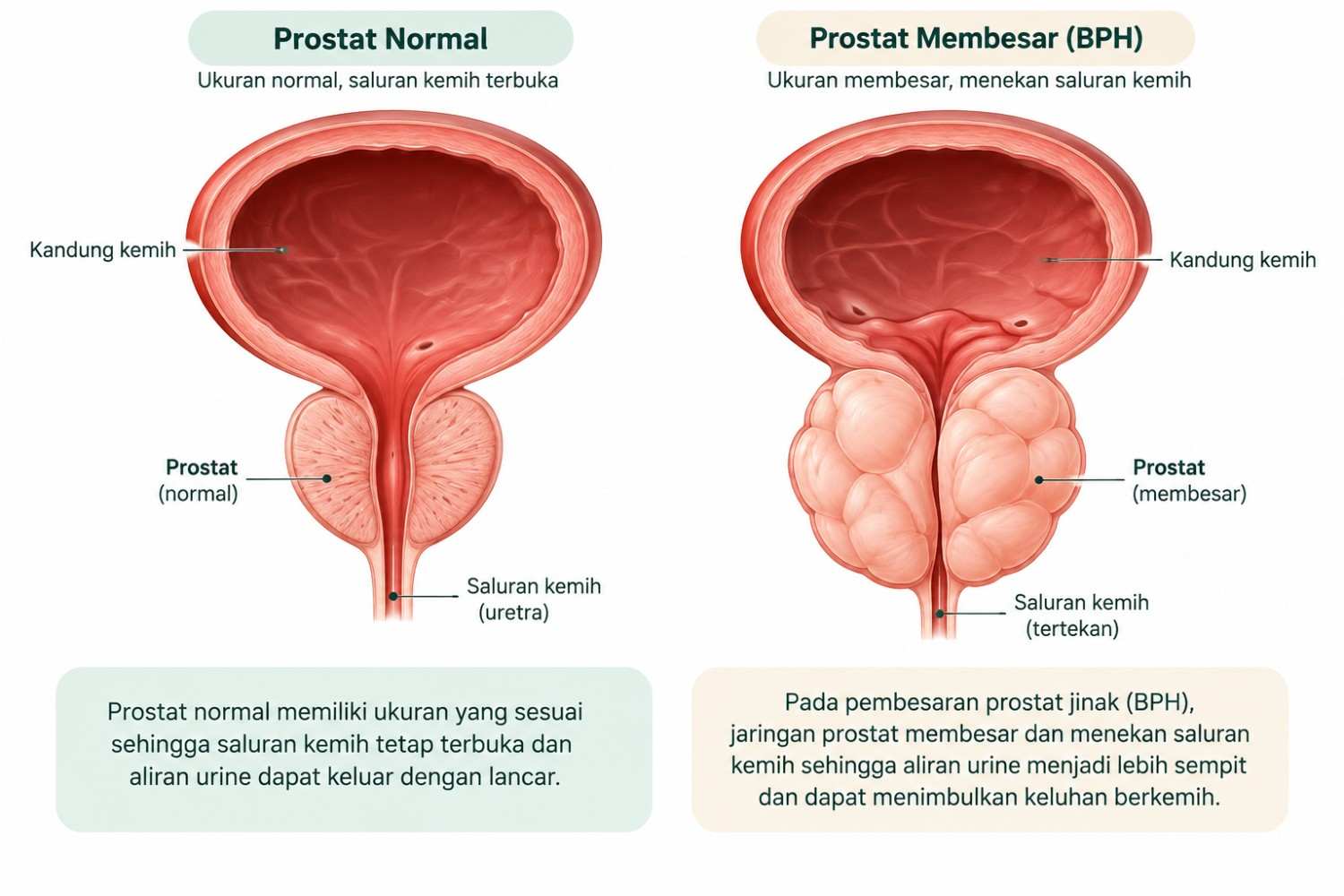 TURP vs HoLEP untuk Pembesaran Prostat: Perbedaan, Keunggulan, dan Pemulihan