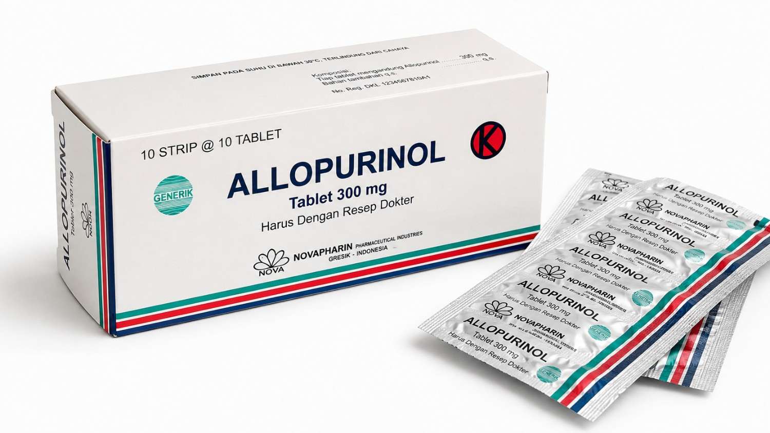 Allopurinol (Obat Asam Urat): Cara Kerja, Dosis & Efek Samping