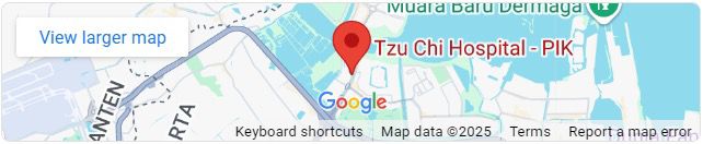 Lokasi Tzu Chi Hospital PIK di Google Maps